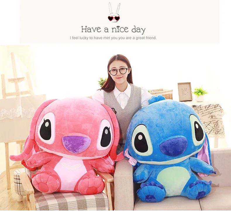 Lilo & Stitch Plush - Cute Kawaii Pillow Toy Gift