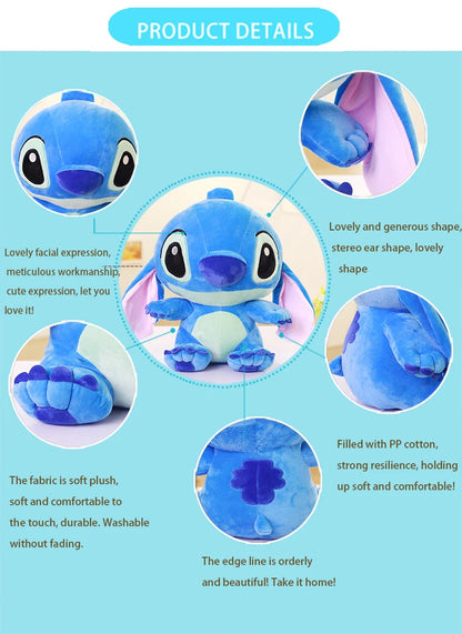 Lilo & Stitch Plush - Cute Kawaii Pillow Toy Gift