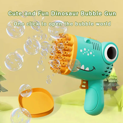 40-Hole Dinosaur Bubble Gun