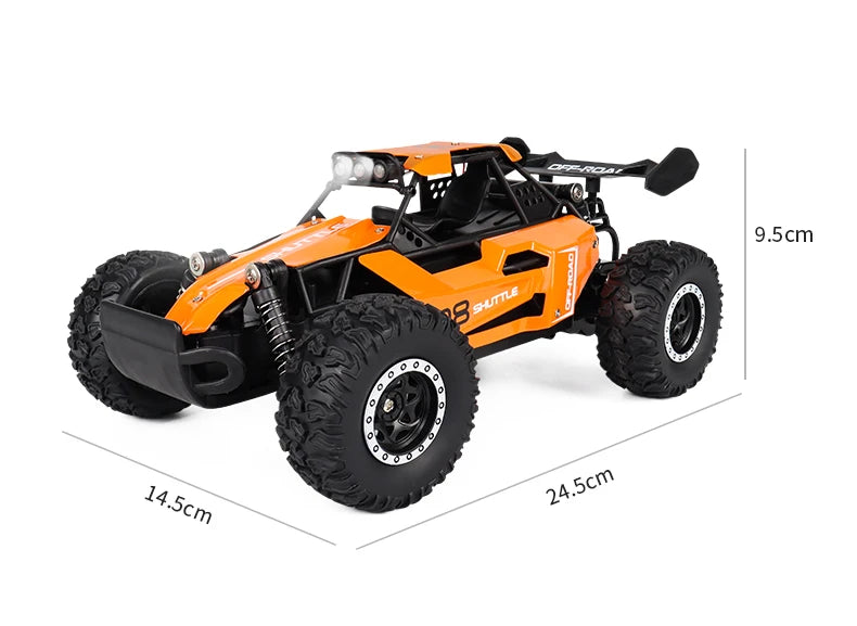 Off-Road RC Car - 2WD Remote Control Climbing Vehicle