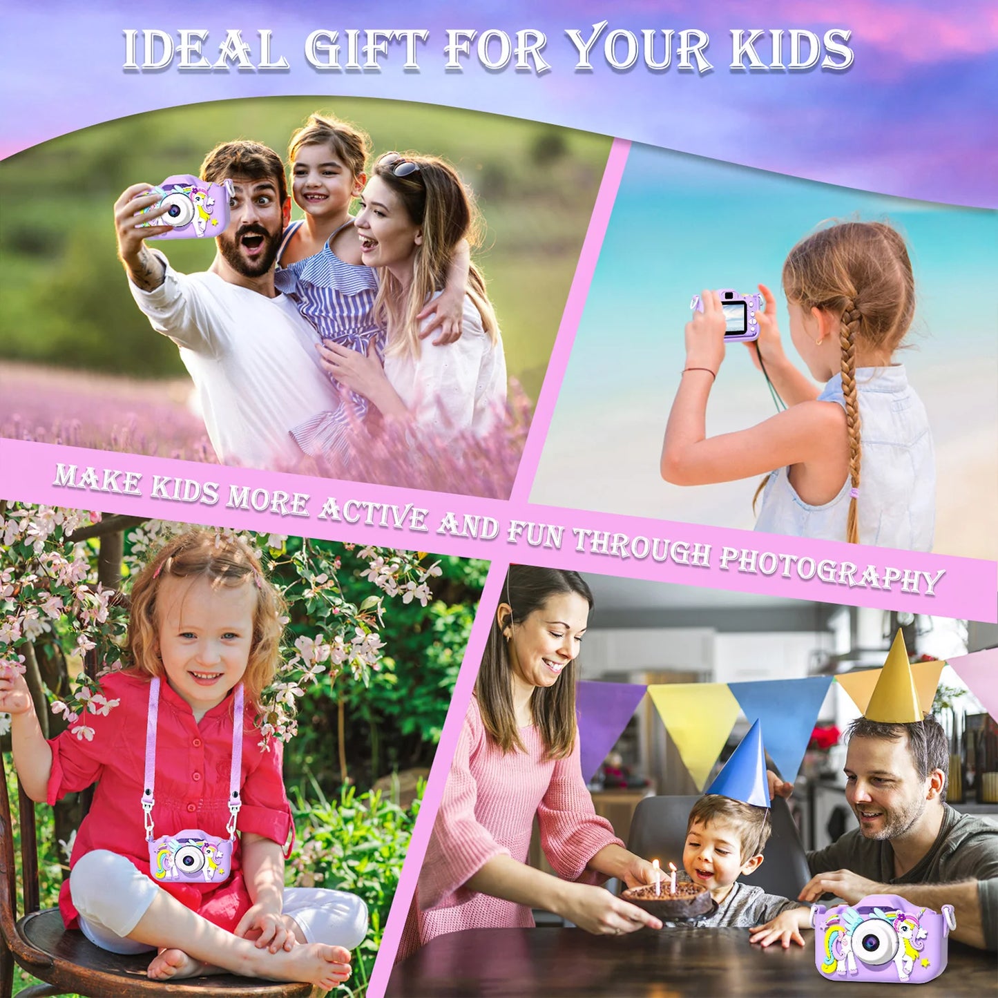 Kids Mini Unicorn Camera