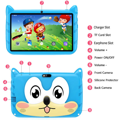 KidTab 7 Pro - Android 13 Kids Tablet with 5G WiFi & Expandable Storage