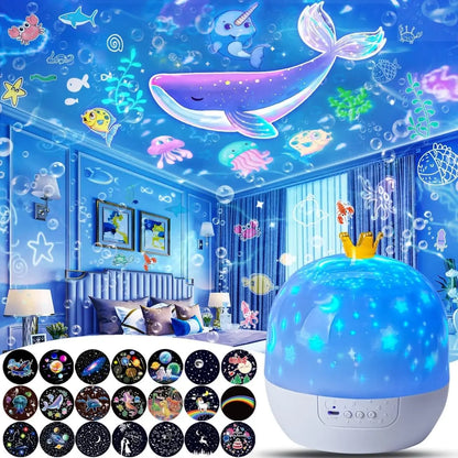 CosmicGlow 360 - Starry Sky Projector with 21 Effects