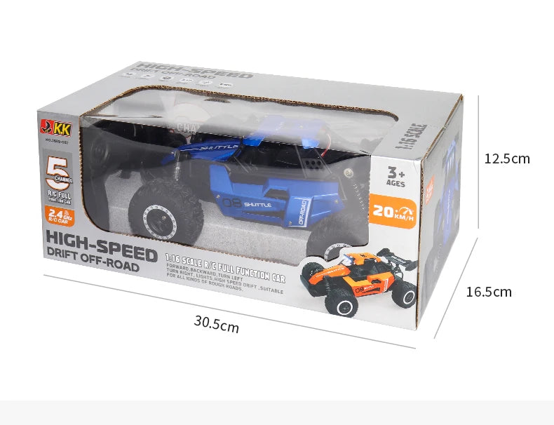 Off-Road RC Car - 2WD Remote Control Climbing Vehicle