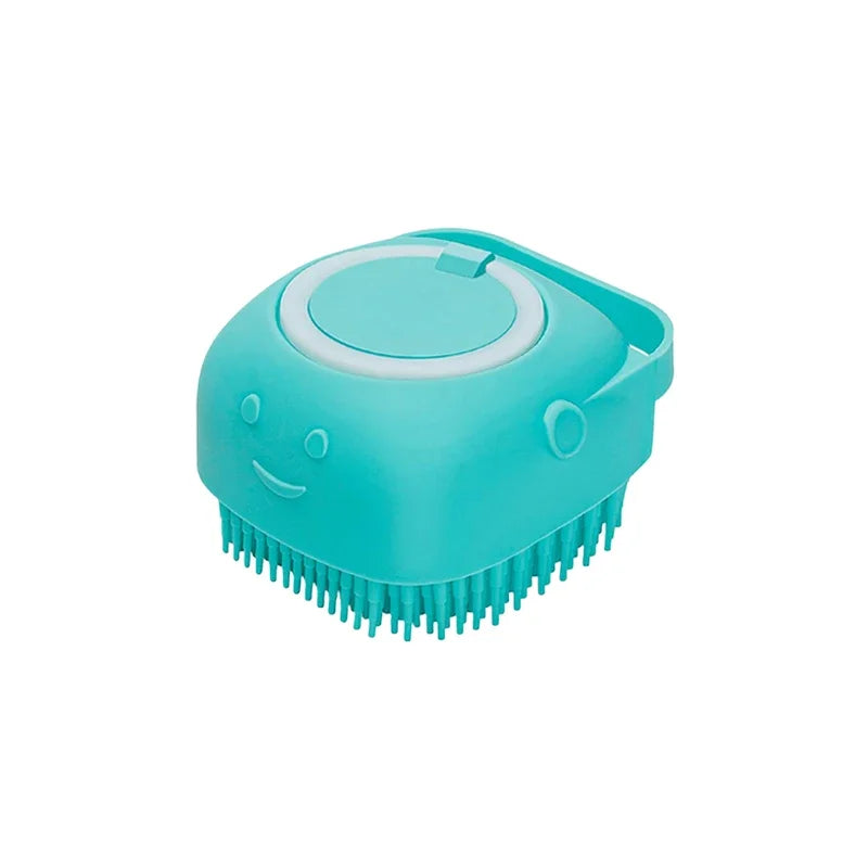 Dog Bathing Brush with Shampoo Dispenser