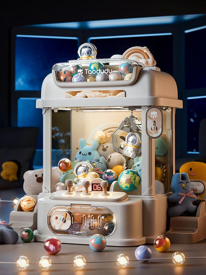 Kids Claw Machine - Coin Operated Toy with Music for Catching Dolls