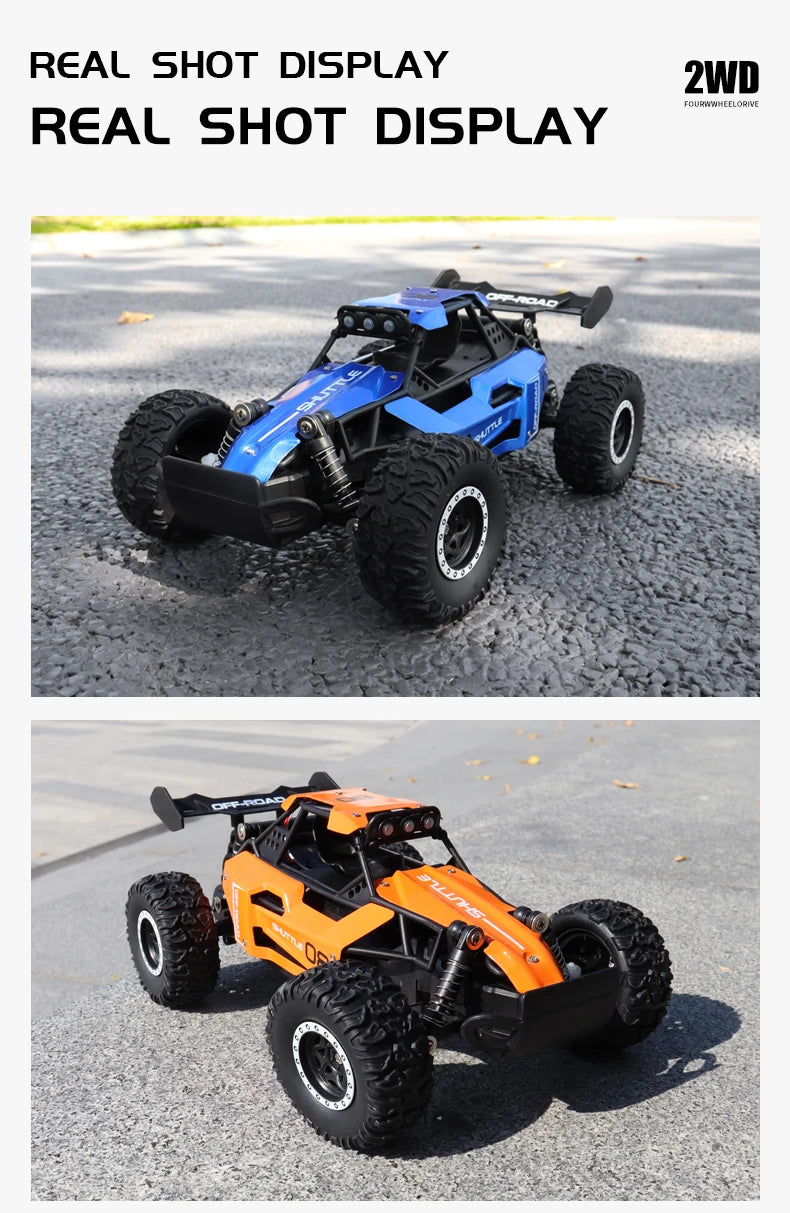 Off-Road RC Car - 2WD Remote Control Climbing Vehicle