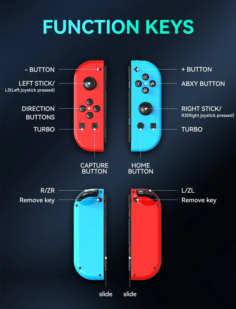 Wireless RGB Controller for Nintendo Switch/OLED