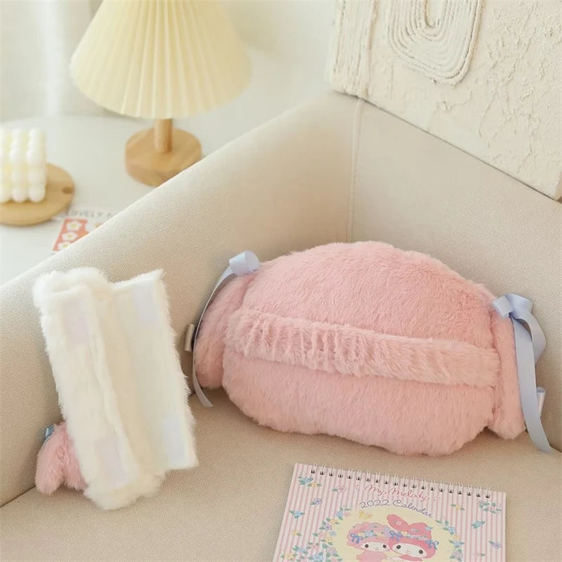 Sanrio My Melody Car Accessories - Seat Belt Cover, Cushion & Blanket Set