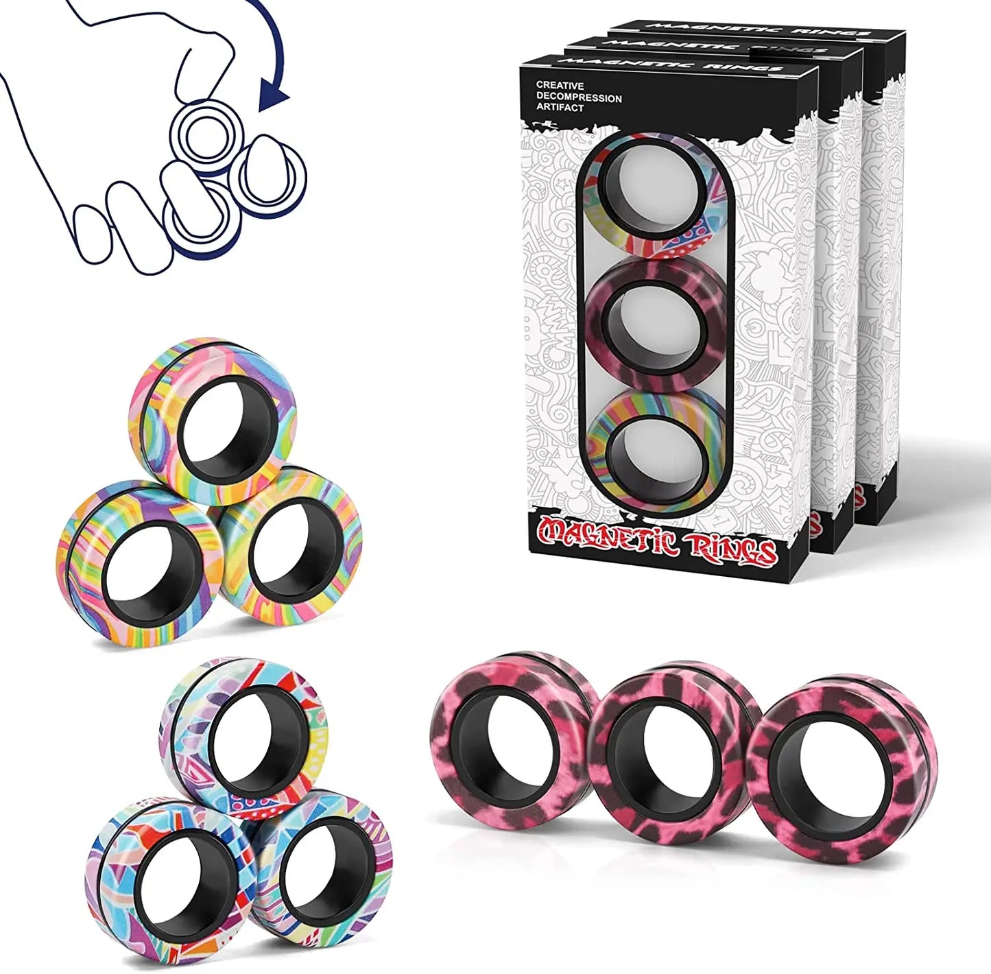 Magnetic Finger Rings