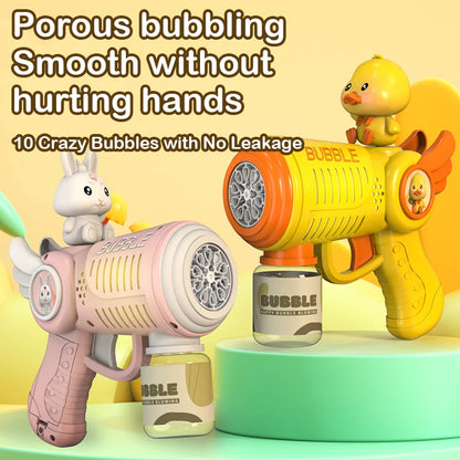 Handheld Porous Doll Bubble Gun