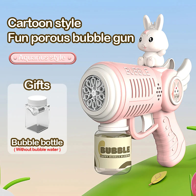 Handheld Porous Doll Bubble Gun