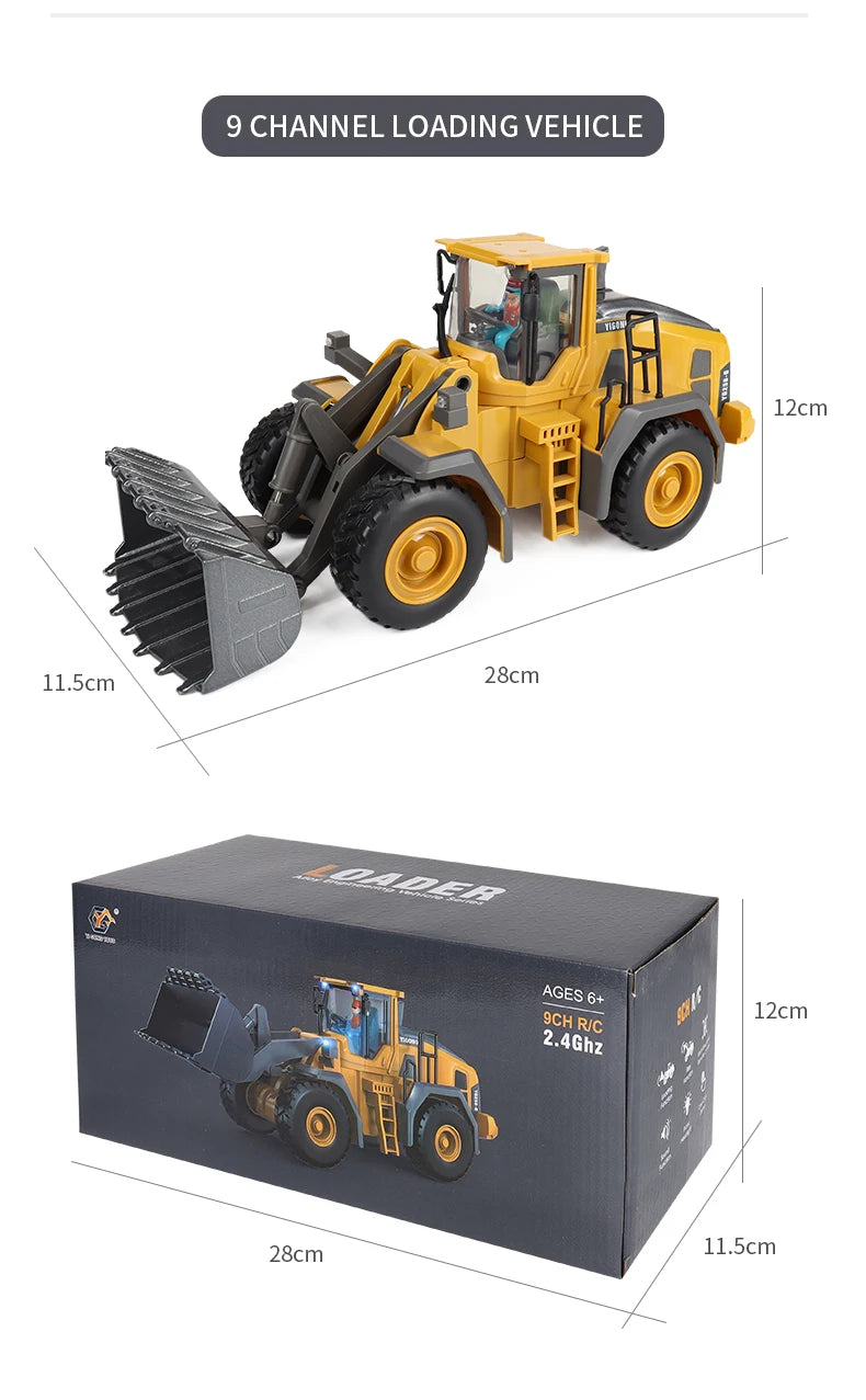 Excavator & Dump Truck - Realistic Construction Vehicle Toys