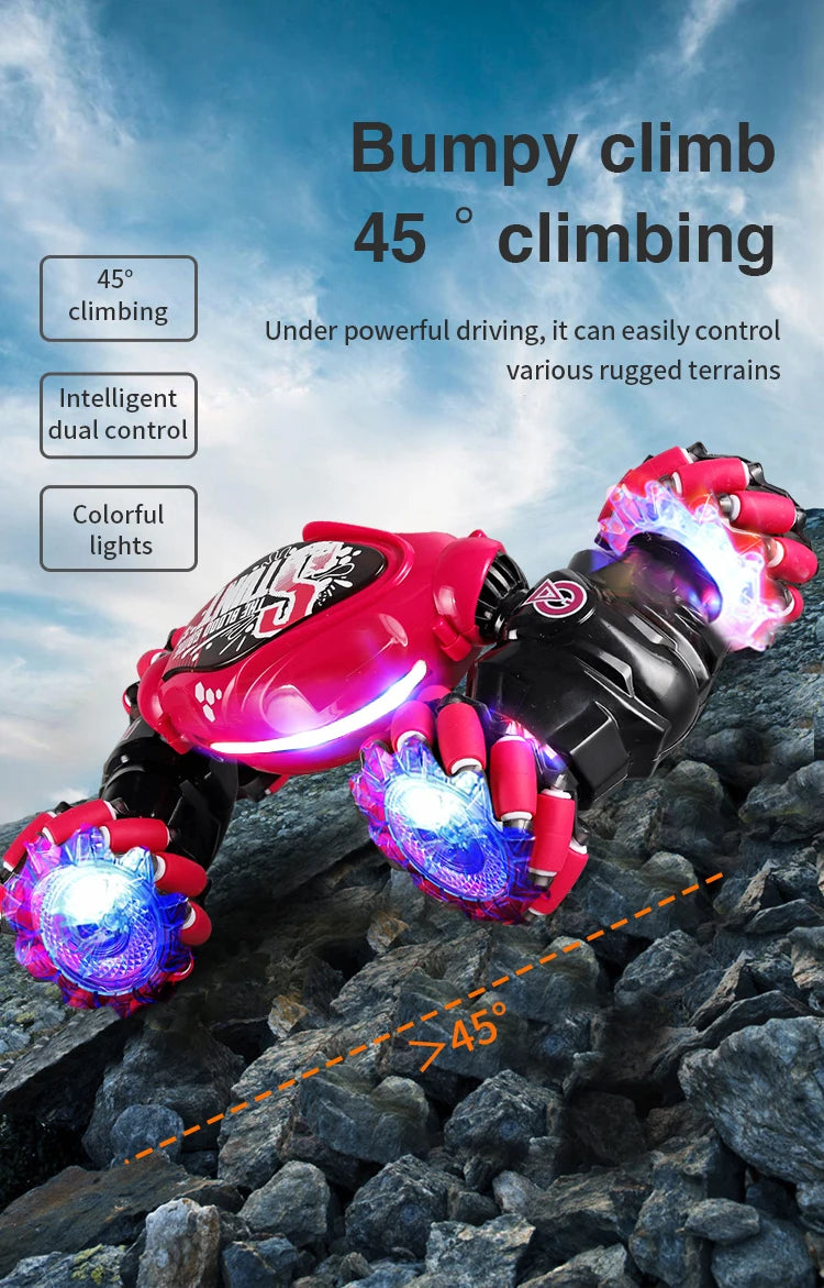 4WD Stunt RC Car LED Light Gesture