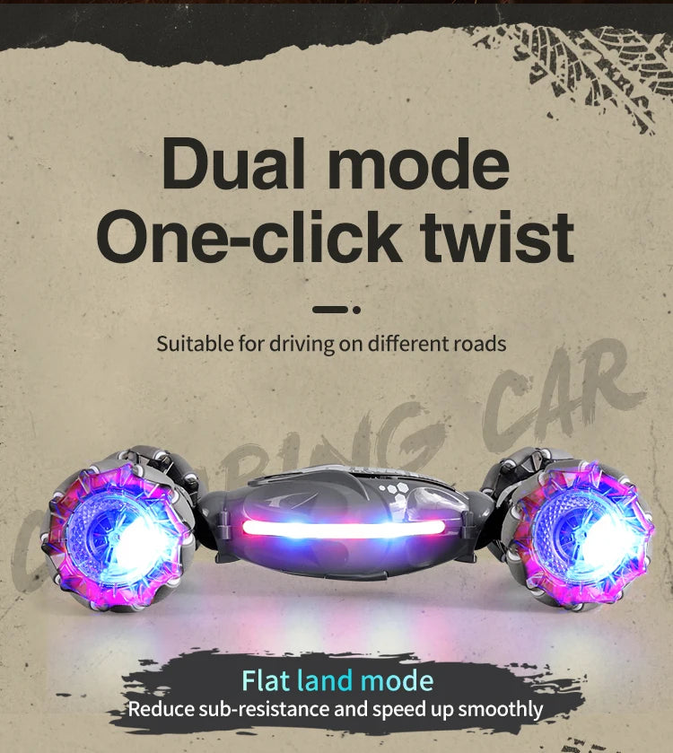 4WD Stunt RC Car LED Light Gesture