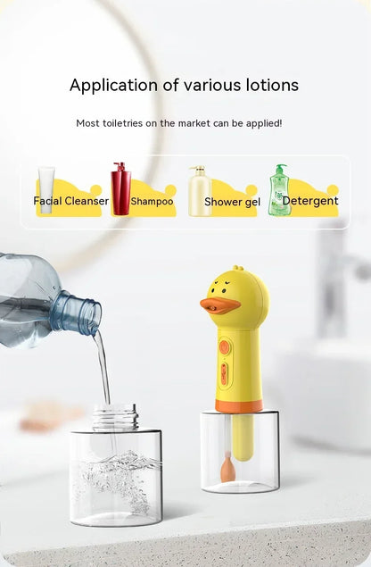 TOUA Yellow Duck Electric Foam Machine