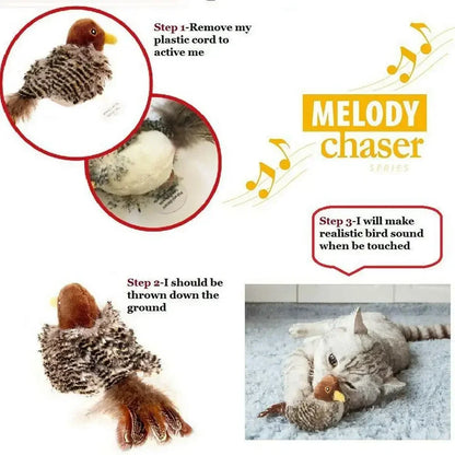 Interactive Electric Bird Cat Toy