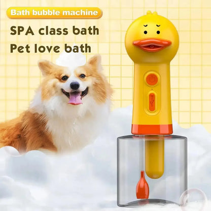 TOUA Yellow Duck Electric Foam Machine