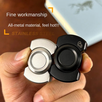 TriSteel Fidget Pro - 3-in-1 Spinner, Slider & Clicker for Stress Relief