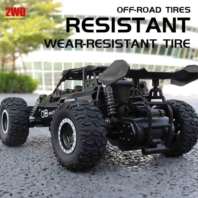 Off-Road RC Car - 2WD Remote Control Climbing Vehicle