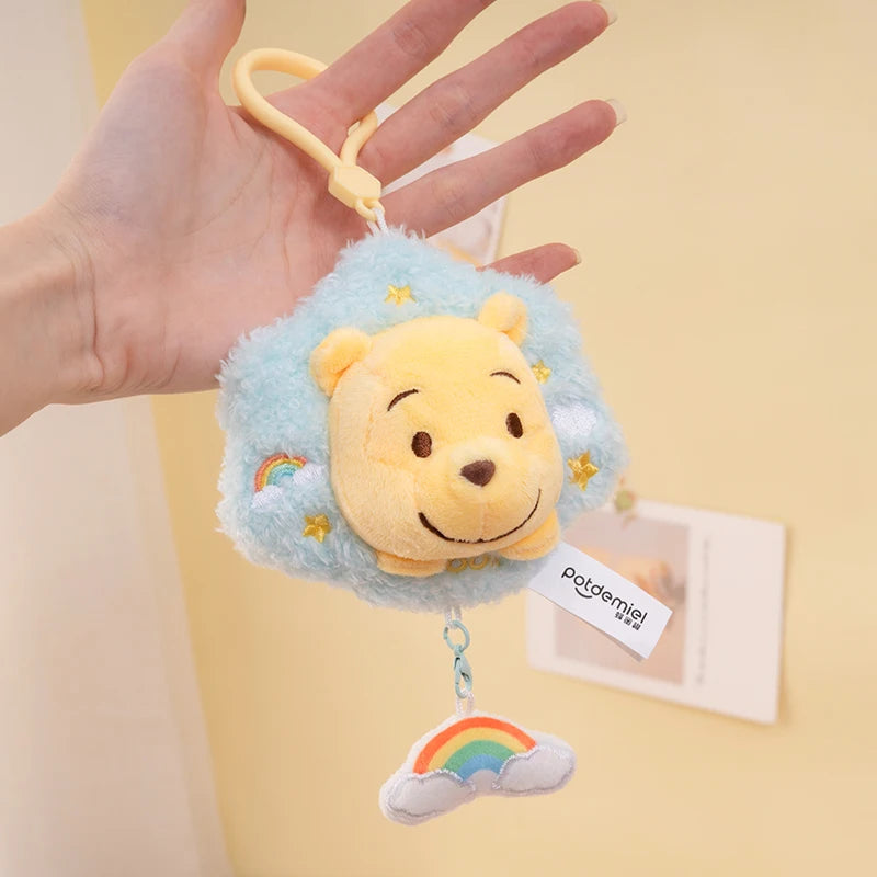 Disney Winnie the Pooh & Piglet Plush Keychain