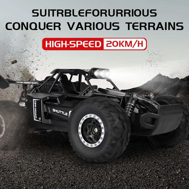 Off-Road RC Car - 2WD Remote Control Climbing Vehicle