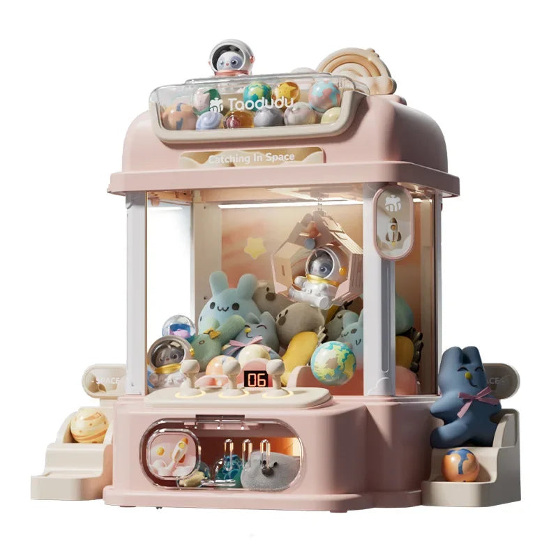 Kids Claw Machine - Coin Operated Toy with Music for Catching Dolls