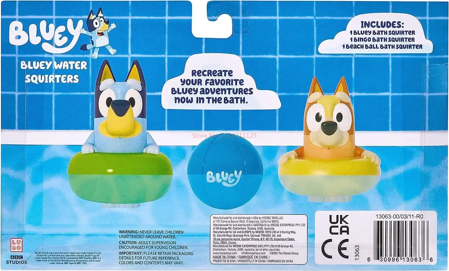 Bluey Moose Cartoon Dog Water Gun