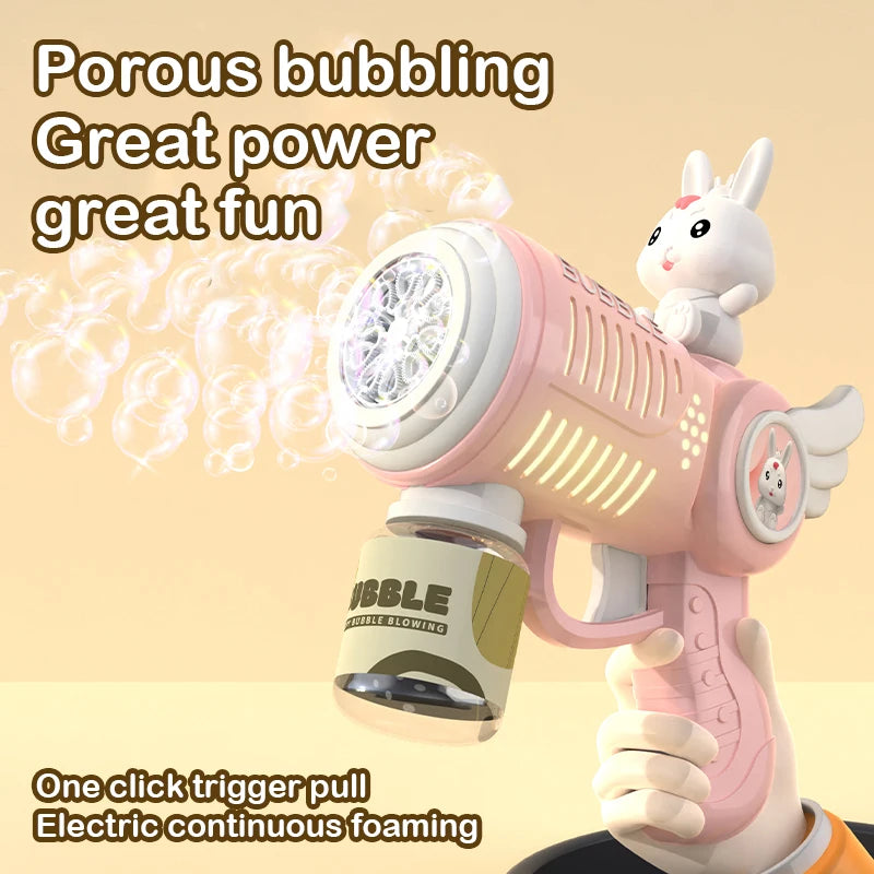 Handheld Porous Doll Bubble Gun