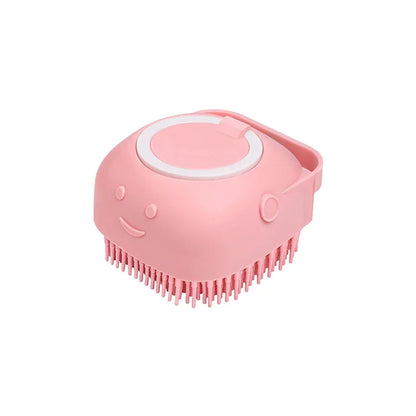 Dog Bathing Brush with Shampoo Dispenser