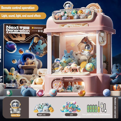 Kids Claw Machine - Coin Operated Toy with Music for Catching Dolls