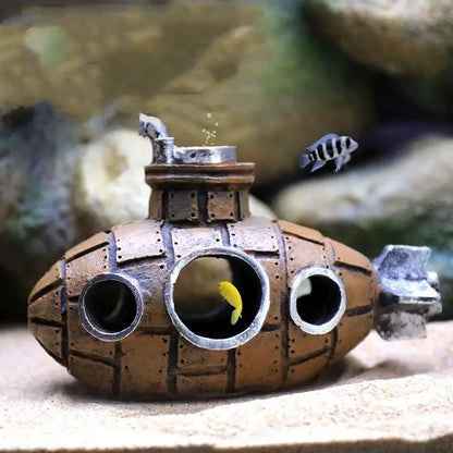 Resin Submarine Ornament