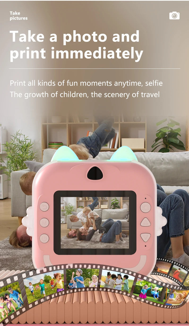 FunSnap Kids Instant Print Camera