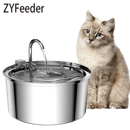 Stainless Steel Automatic Pet Water Fountain