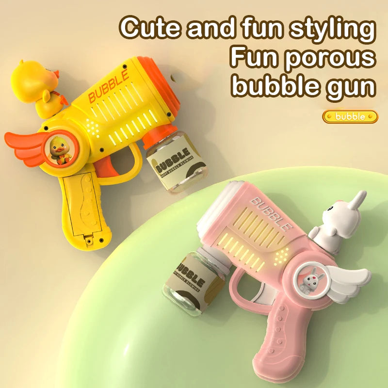 Handheld Porous Doll Bubble Gun