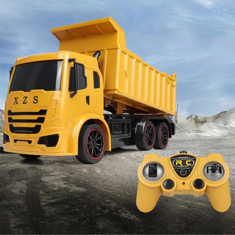 Excavator & Dump Truck - Realistic Construction Vehicle Toys