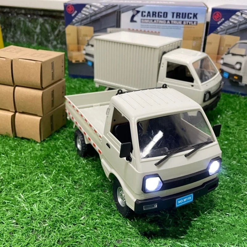 RC Drift Truck - LED Lights & Cargo