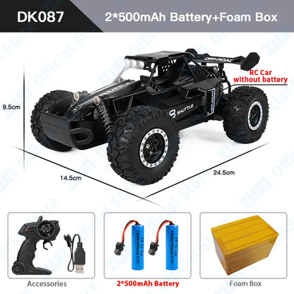 Off-Road RC Car - 2WD Remote Control Climbing Vehicle