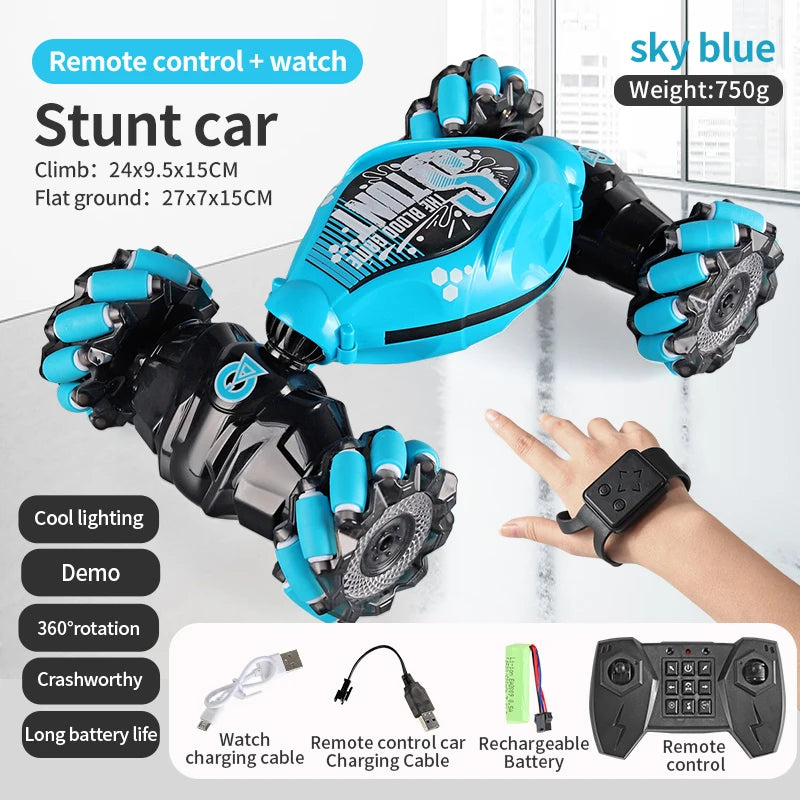 4WD Stunt RC Car LED Light Gesture