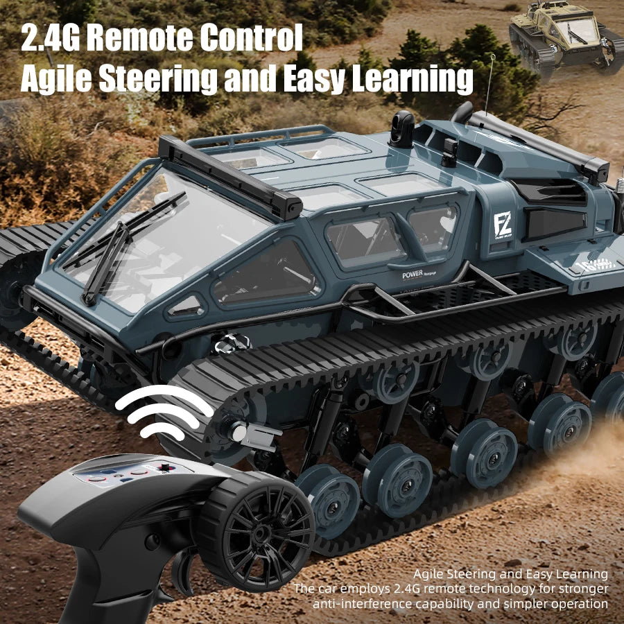 LED Remote Control Tank - Off-Road RC Drift Vehicle