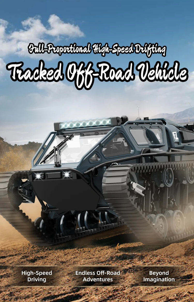 LED Remote Control Tank - Off-Road RC Drift Vehicle