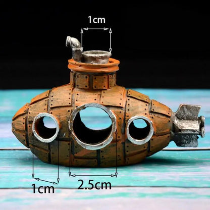 Resin Submarine Ornament