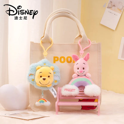 Disney Winnie the Pooh & Piglet Plush Keychain