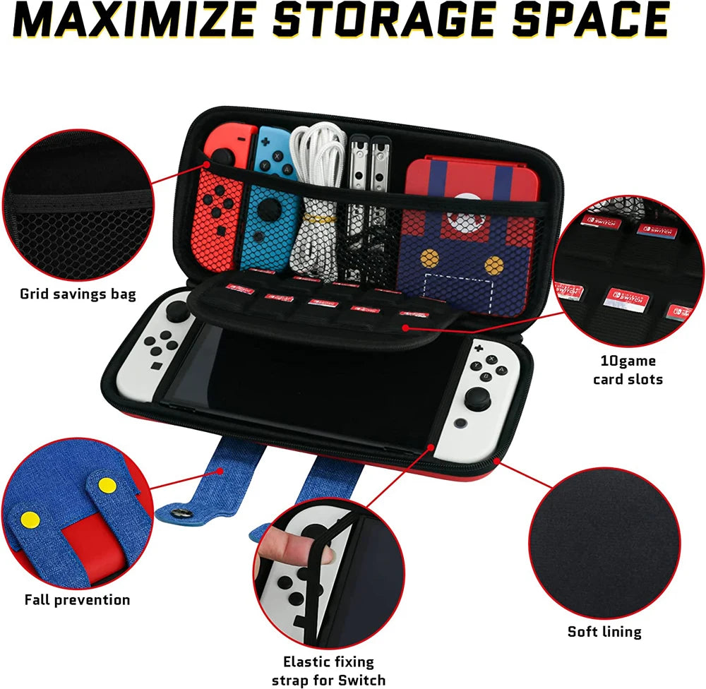 Protective Travel Case for Nintendo Switch