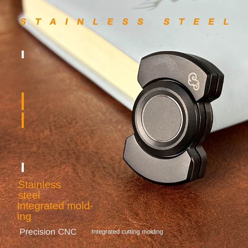 TriSteel Fidget Pro - 3-in-1 Spinner, Slider & Clicker for Stress Relief